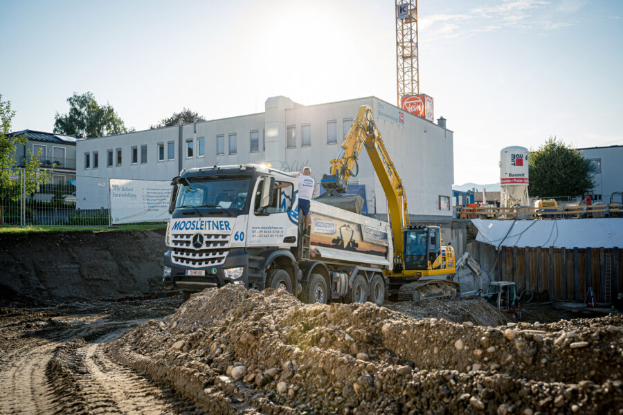 Abtransport des Aushbumaterials (MB)