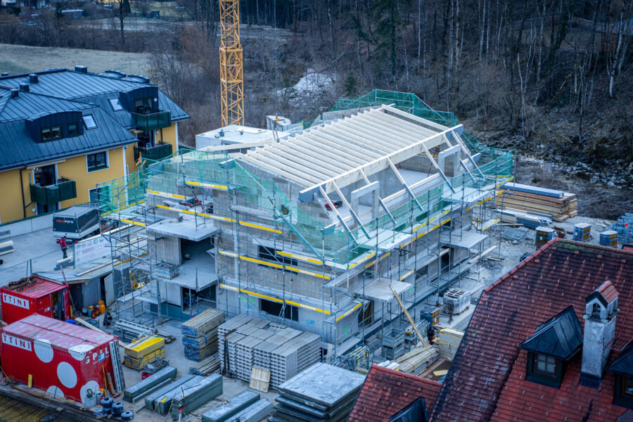 Glanbachgut Fürstenbrunn: Baufortschritt im März 2022