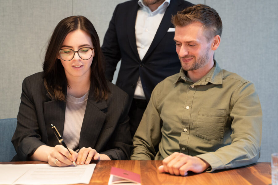 Kaufvertragsabschluss