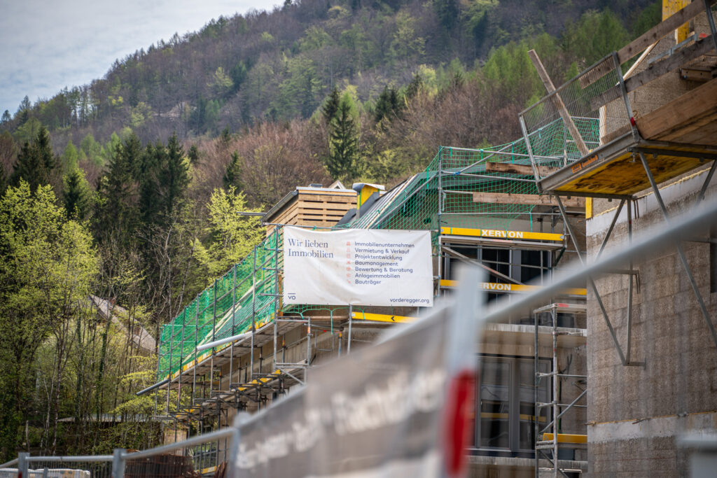 Glanbachgut Fürstenbrunn: Rohbau im April 2022