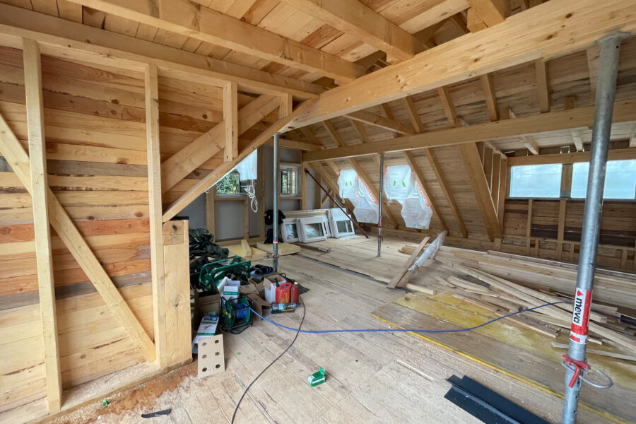 LebensArt Liefering: Firstfeier und Rohbaufertigstellung