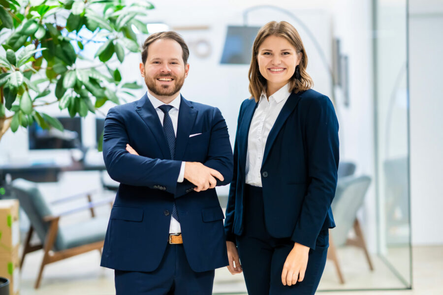 Fabian Vorderegger und Marlene Hager